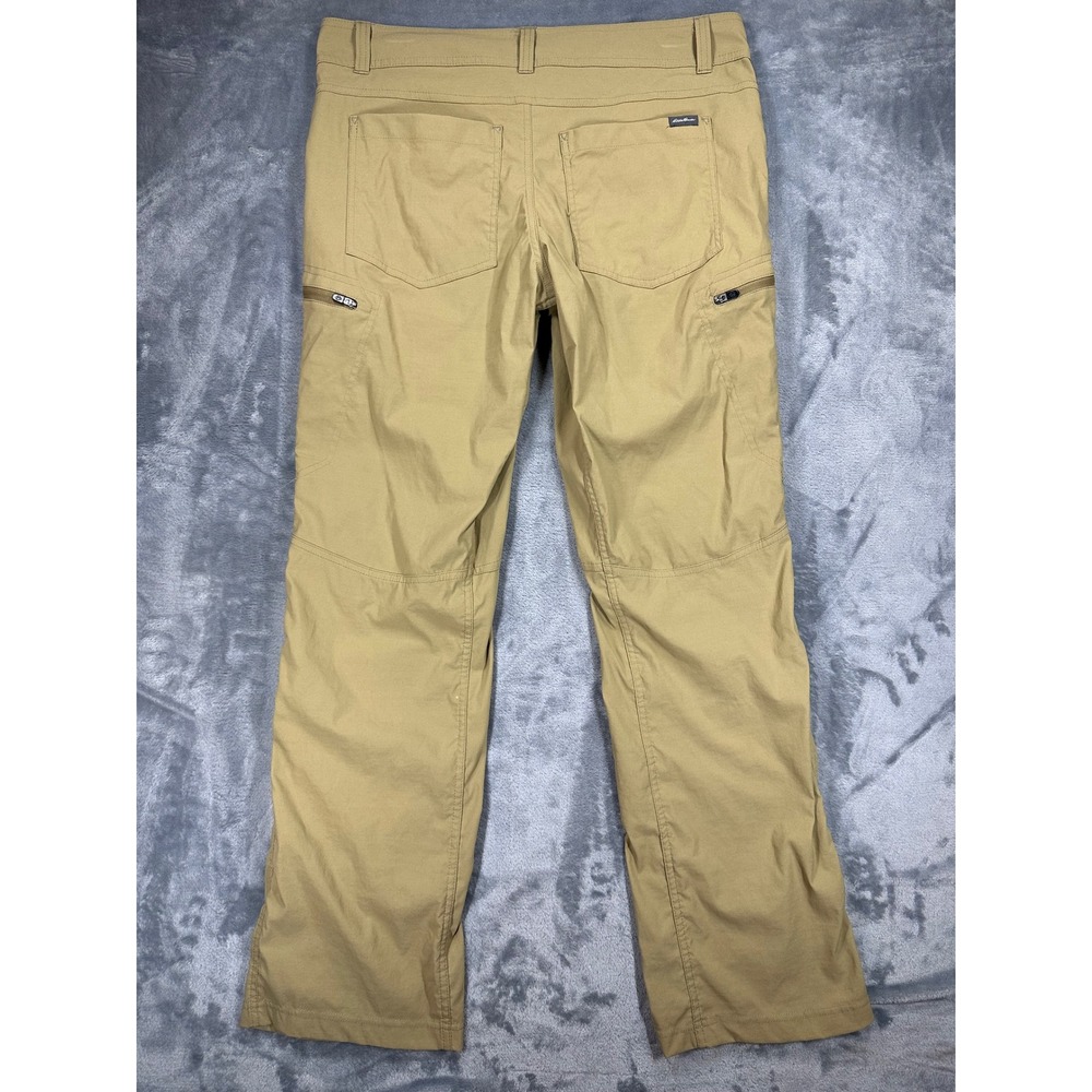 Eddie Bauer First Ascent Guide Pro Pants Mens 34x32 Tan Khaki Hiking Outdoor - Picture 11 of 11